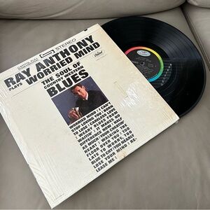 VINTAGE VINYL RECORD RAY ANTHONY TRUMPETER PLAYS SOUL OF COUNTRY WESTERN BLUES
